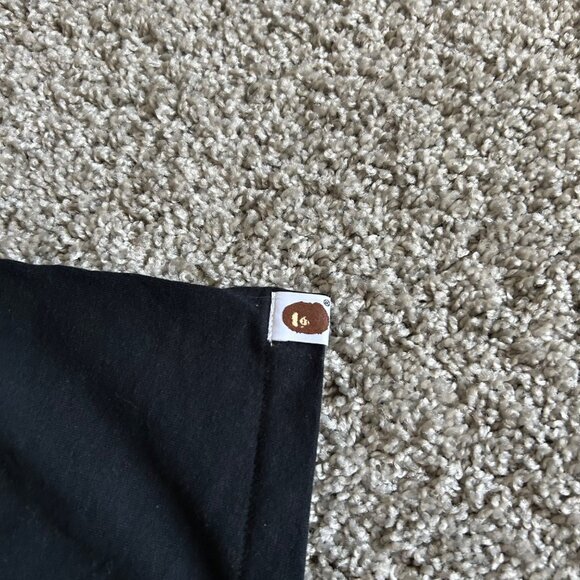 BAPE Mens Sz L Bathing Ape WGM "World Gone Mad" Black Graphic T-Shirt - Picture 4 of 9